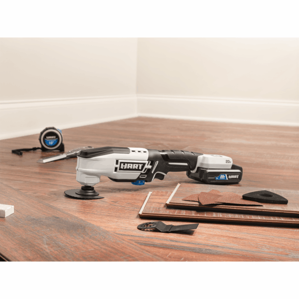 HART 20-Volt Cordless Oscillating Multi-Tool with Accessories (Battery Not Included) - Image 5
