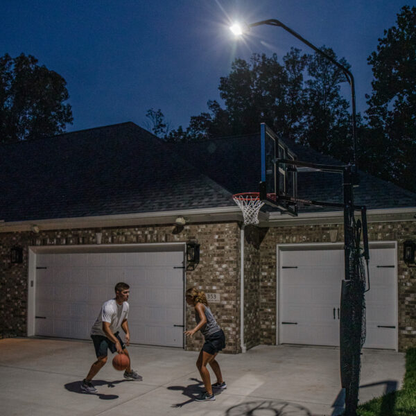 Silverback LED Basketball Hoop Light Illuminates Backboard, Rim, and Court and Fits Most in-Ground Hoops - Image 2