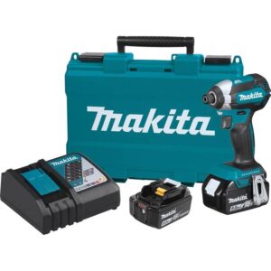 18V LXT 1/4 in. Cordless Brushless Impact Driver Kit (Battery   Charger)