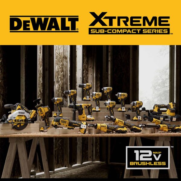 XTREME 12-volt Max Variable Speed Brushless 1/2-in Drive Cordless Impact Wrench (Bare Tool) - Image 6