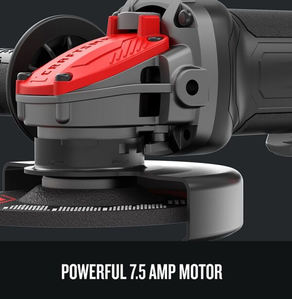 CMEG200 4.5-in 7.5 Amps Paddle Switch Corded Angle Grinder - Image 4