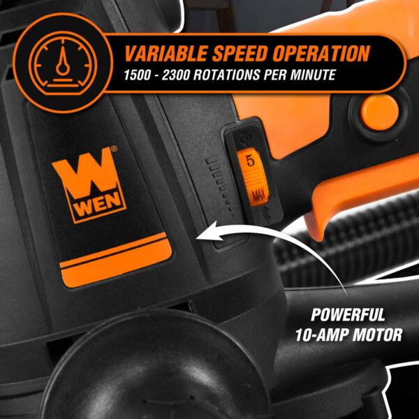 120-Volt Corded Drywall Sander with Dust Management - Image 2