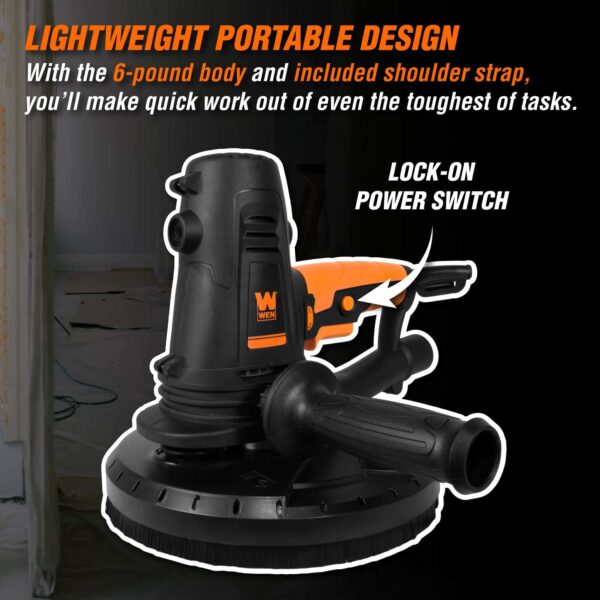 120-Volt Corded Drywall Sander with Dust Management - Image 5