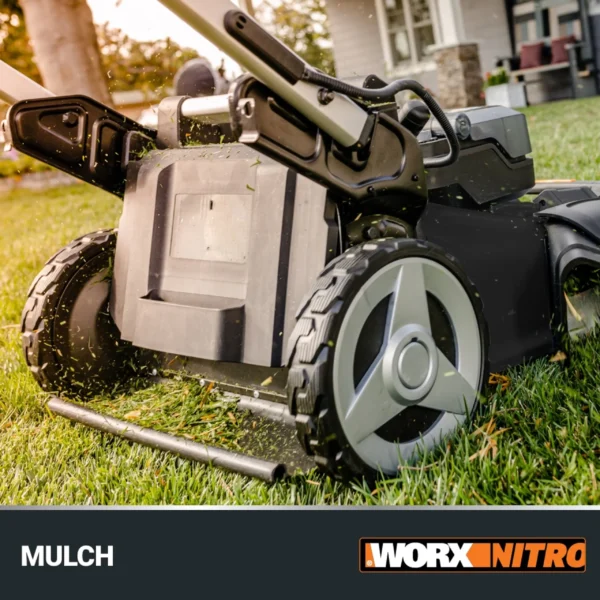 WORX WP773 40-volt 21-in Cordless Self-propelled Lawn Mower 5 Ah (2 Batteries and Charger Included) - Image 9