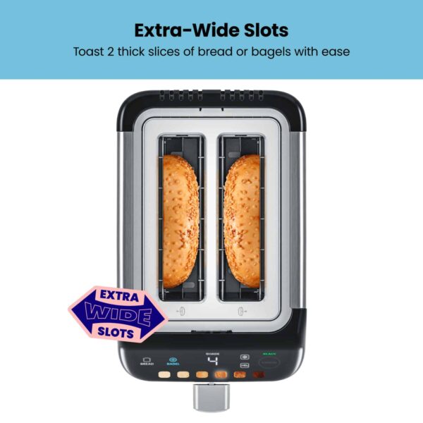 Chefman 2-Slice Stainless Steel 850-Watt Toaster - Image 4