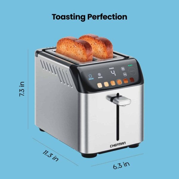 Chefman 2-Slice Stainless Steel 850-Watt Toaster - Image 7