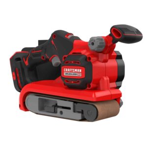 20-Volt Brushless Cordless Variable Speed Belt Sander with Dust Management