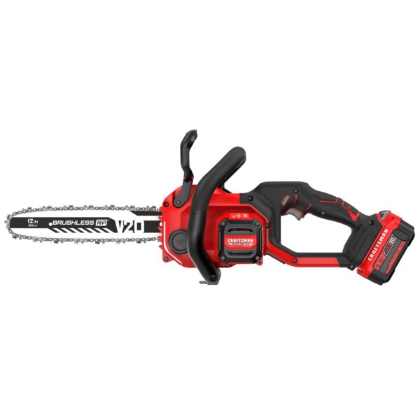 V20 BRUSHLESS RP CMCCS630P1 12 in. 20 V Battery Chainsaw Kit (Battery   Charger) - Image 13