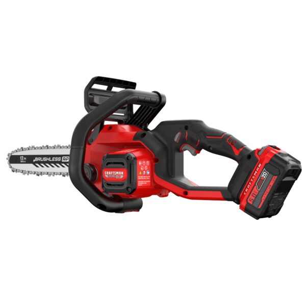 V20 BRUSHLESS RP CMCCS630P1 12 in. 20 V Battery Chainsaw Kit (Battery   Charger) - Image 14