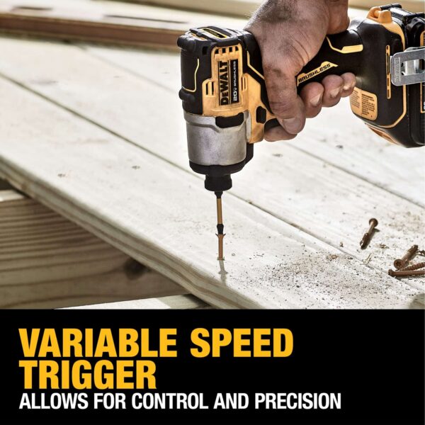 20V Max 20-volt Max Brushless Impact Driver (1-Battery Included, Charger Included and Soft Bag included) - Image 5