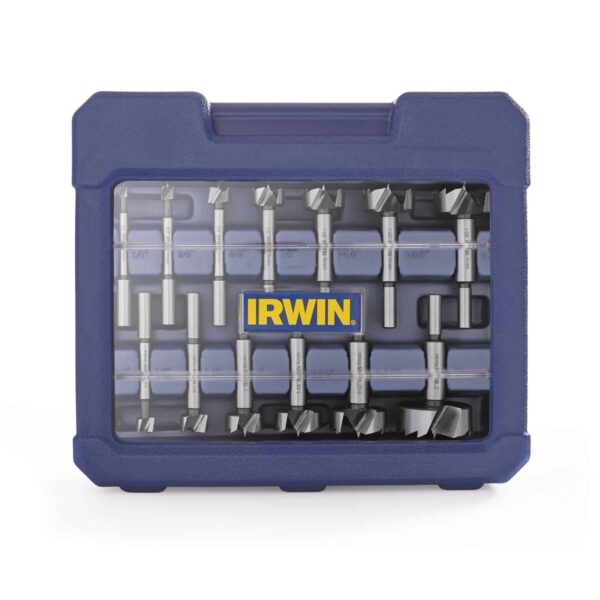 IRWIN Marples 14-Piece 3/8-in x 3-11/16-in Woodboring Forstner Drill Bit Set - Image 9