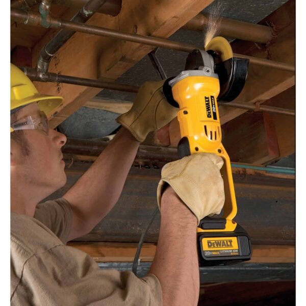 4.5-in 20-volt Max Trigger Switch Cordless Angle Grinder (Tool Only) - Image 8