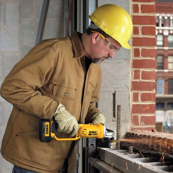 4.5-in 20-volt Max Trigger Switch Cordless Angle Grinder (Tool Only) - Image 9