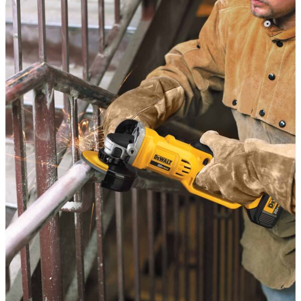 4.5-in 20-volt Max Trigger Switch Cordless Angle Grinder (Tool Only) - Image 10