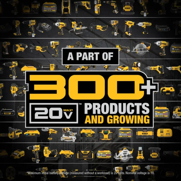 DCS356B Cordless Brushless 20-volt Max Variable Speed Oscillating Multi-Tool Kit - Image 8