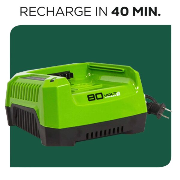 Pro 80-volt 16-in Brushless Battery 2.5 Ah Chainsaw (Battery and Charger Included) - Image 11