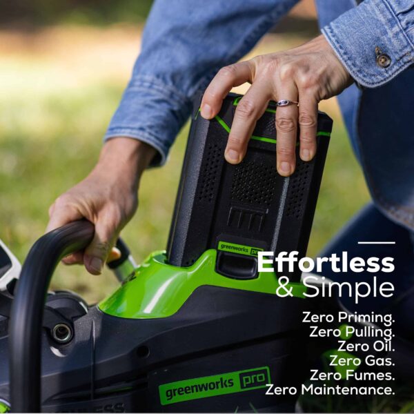 80-volt 20-in Brushless Battery Chainsaw (Battery and Charger Not Included) - Image 5