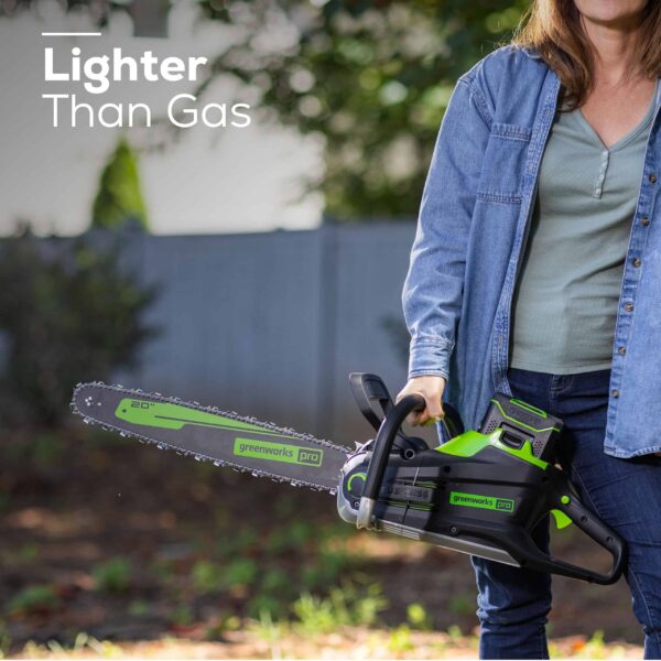 80-volt 20-in Brushless Battery Chainsaw (Battery and Charger Not Included) - Image 4