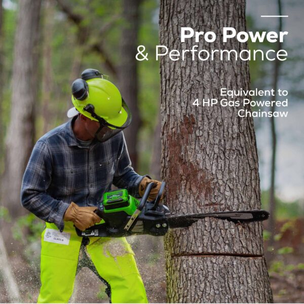 80-volt 20-in Brushless Battery Chainsaw (Battery and Charger Not Included) - Image 6
