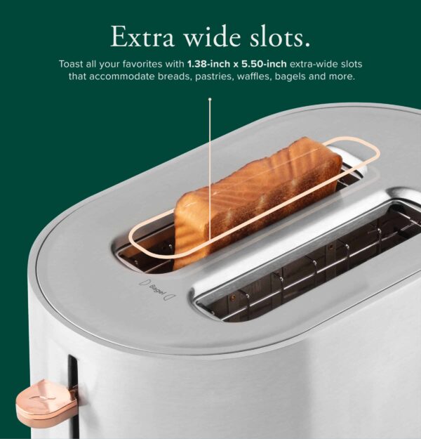 Cafe 2-Slice White 1600-Watt Toaster - Image 11