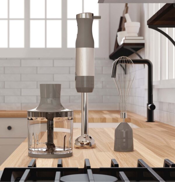 GE 2-Speed Stainless Steel 500-Watt Immersion Blender with Accessory Jar - Image 3