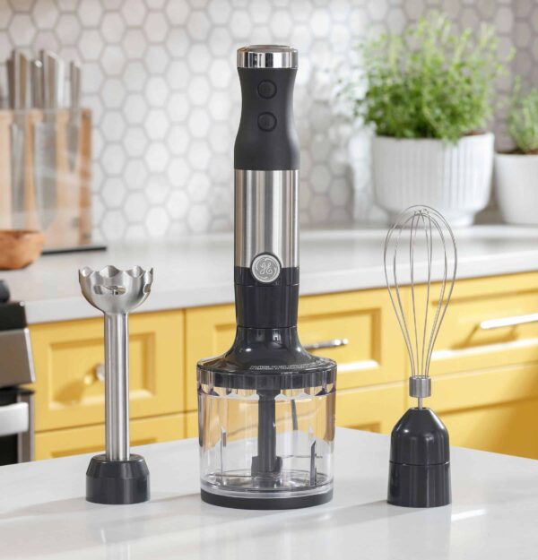 GE 2-Speed Stainless Steel 500-Watt Immersion Blender with Accessory Jar - Image 19