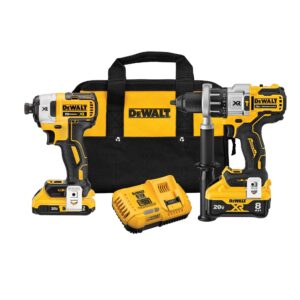 DCK299D1W1 Power Detect XR POWER DETECT 2-Tool 20-Volt Max Brushless Power Tool Combo Kit with Soft Case (2-Batteries and charger Included)