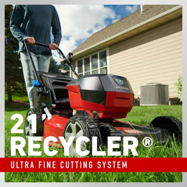 Recycler 21323 60-volt Max 21-in Cordless Push Lawn Mower 4 Ah (Battery and Charger Included) - Image 7
