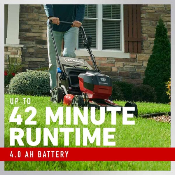 Recycler 21323 60-volt Max 21-in Cordless Push Lawn Mower 4 Ah (Battery and Charger Included) - Image 8