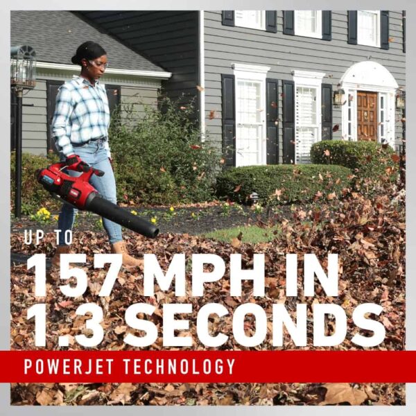 Flex-Force 60-volt Max 605-CFM 157-MPH Battery Handheld Leaf Blower 4 Ah (Battery and Charger Included) - Image 4