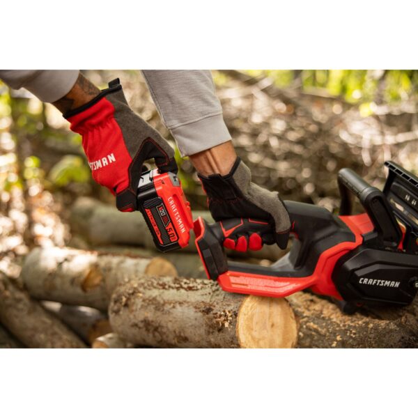 V20 BRUSHLESS RP CMCCS630P1 12 in. 20 V Battery Chainsaw Kit (Battery   Charger) - Image 10