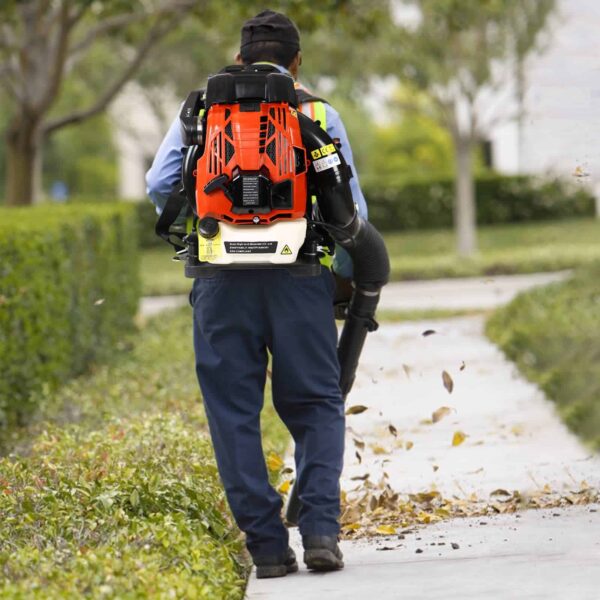 Maocao Hoom Gas Backpack Leaf Blower 4-cycle 750-CFM 192-MPH Medium-duty Leaf Blower - Image 8