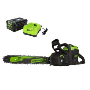 Pro 80-volt 16-in Brushless Battery 2.5 Ah Chainsaw (Battery and Charger Included)