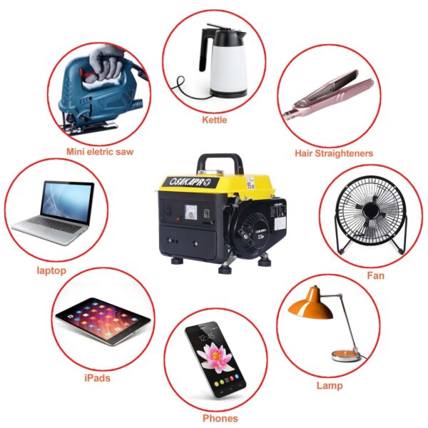 Xspracer Xspracer 800-Watt Single Fuel (Gasoline) Portable Generator - Image 8