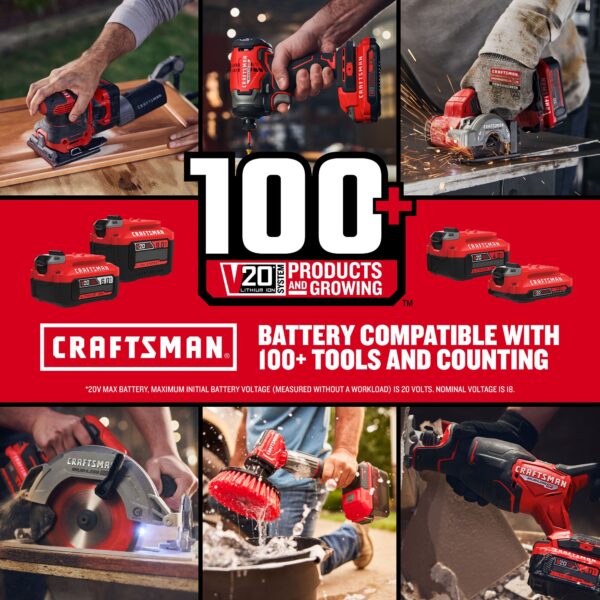 CMCS340B V20 RP 20-volt Max Variable Brushless Cordless Reciprocating Saw (Bare Tool) - Image 11