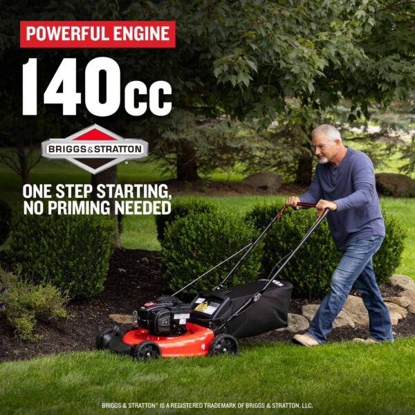 CMXGMAM1125499 M110 140-cc 21-in Push Gas Lawn Mower with Briggs   Stratton Engine - Image 7