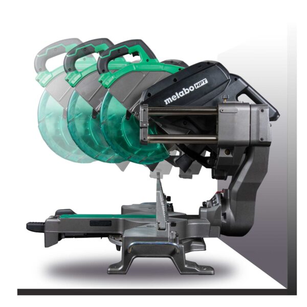 HPT C12RSH3M 12-in 15-Amp Dual Bevel Sliding Compound Corded Miter Saw - Image 3