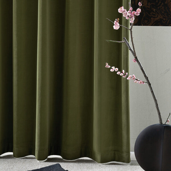 Turquoise | Vol Velvet Blackout Curtains Luxury Heavyweight Luster Custom Drapes | Grommet - Image 8