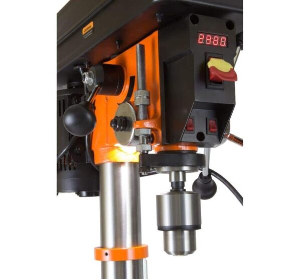 Drill Press 4214T 5-Amp 12 in. Variable Speed Cast Iron Benchtop with Laser, Work Light, and 5/8 in. Chuck Capacity - Image 8