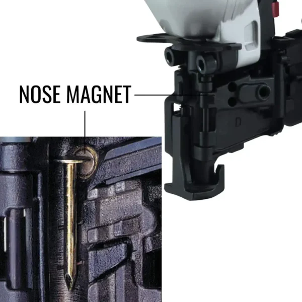 MAX CN445R3 15-Degree Pneumatic Roofing Nail Gun (Nailer) - Image 4
