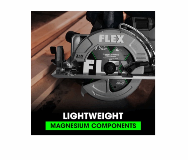 FX2141R-1J STACKED LITHIUM 24-Volt 7-1/4-in Cordless Circular Saw Kit (1-Battery and Charger Included) - Image 8
