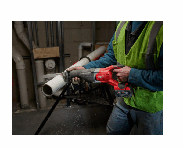 Reciprocating Saw 2621-20-48-59-1835 M18 18V Lithium-Ion Cordless SAWZALL W/ 3.0Ah Battery and Charger - Image 8