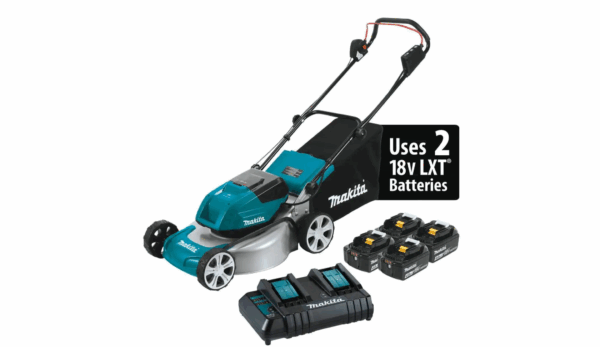 XML03CM1 18 in. 18-Volt X2 (36-Volt) LXT Lithium-Ion Cordless Walk Behind Push Lawn Mower Kit with 4 Batteries (4.0 Ah) - Image 8