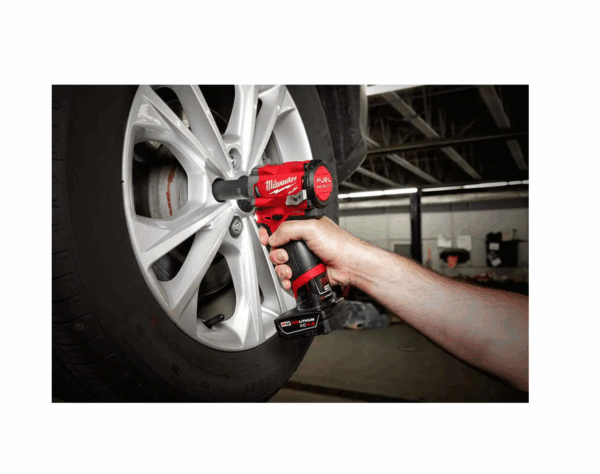2554-22 M12 FUEL 12V Lithium-Ion Brushless Cordless Stubby 3/8 in. Impact Wrench Kit with One 4.0 and One 2.0Ah Batteries - Image 9