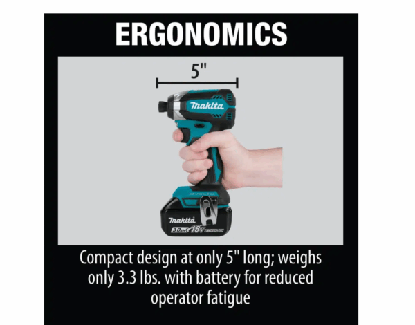 XT281S 18V LXT Lithium-ion Brushless Cordless 2-Piece Combo Kit 3.0Ah Driver-Drill/ Impact Driver - Image 8
