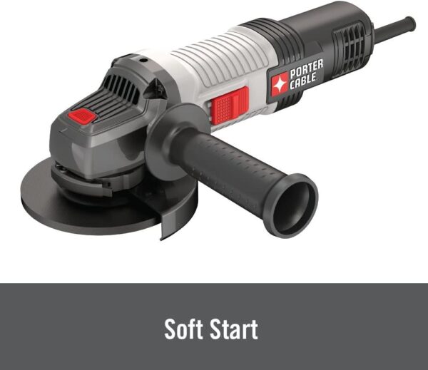 PORTER-CABLE PCEG011 Angle Grinder Tool, 4-1/2-Inch, 6-Amp - Image 8