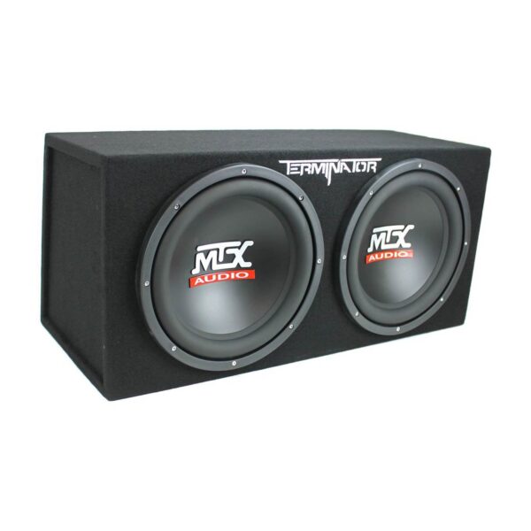12 1200W Dual Loaded Car Subwoofers + Box +  1500W Amp + Kit - Image 2