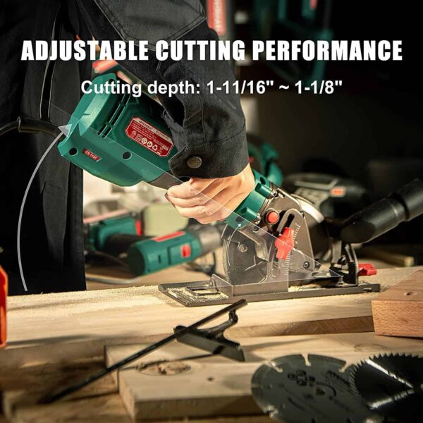 HYCHIKA 6.2A Mini Circular Saw - Image 3