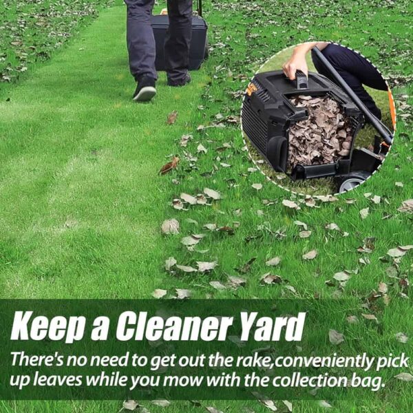 LawnMaster CLM2413A Cordless 13-Inch Lawn Mower 24V Max with 2X4.0Ah Battery and a Charger - Image 5