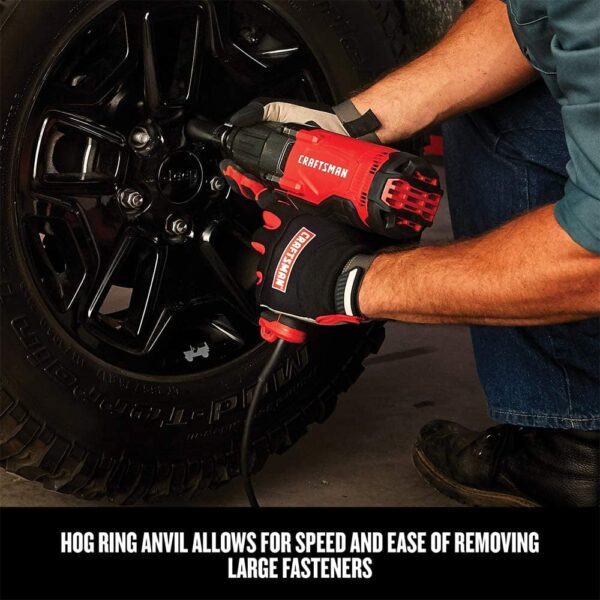 CMEF901 7.5 Amps Variable Speed 1/2-In Drive Corded Impact Wrench (Tool Only) - Image 7